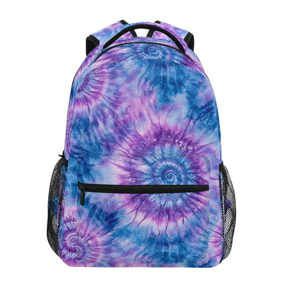 ALAZA Stylish Backpack Tie-dye Purple-p6 Elementary Bookbag Personalized Laptop School Bags Travel Daypack