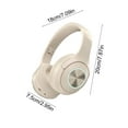 thumbnail image 3 of Yarino Wireless Bluetooth 5.4 Over-Ear Headphones, Low Latency, Foldable Soft Headband, Long Battery Life for Gaming & Sports, 3 of 6