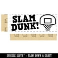 thumbnail image 2 of Slam Dunk Basketball Teacher Student School Self-Inking Rubber Stamp Ink Stamper - Black Ink - Large 2-3/4 Inch, 2 of 7
