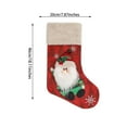 Christmas Stockings 18'' Xmas Stockings with Snowflake Santa Snowman