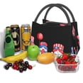 thumbnail image 3 of Disketp Happy Independence Day Gnome Insulated Bags, Insulated Cooler Bag Totes for Lunch Beach Camping, 3 of 6