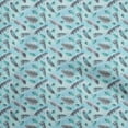 thumbnail image 1 of oneOone Polyester Spandex Light Blue Fabric Autumn Sewing Craft Projects Fabric Prints By Yard 56 Inch Wide, 1 of 4