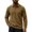 Khaki, variant on Admvng Mens Corduroy Sweatshirt Lapel Long Sleeve Casual Pullover