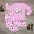 thumbnail image 2 of Toddler Christmas Outfit Boys Girls Pajamas Sets Cotton Print Sleepwear Long Sleeve 2 Pcs Kids Clothes Size 18-24 Months, 2 of 7