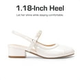 thumbnail image 3 of DREAM PAIRS Girls Slingback Dress Shoes Round Toe Heels Pumps for Little/Big Kids Flower Girl Party Wedding Princess, 3 of 6
