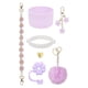 thumbnail image 1 of Juego de accesorios para tazas, bonitos llaveros con dijes para billetera, coche, bolso. Púrpura, 1 of 9