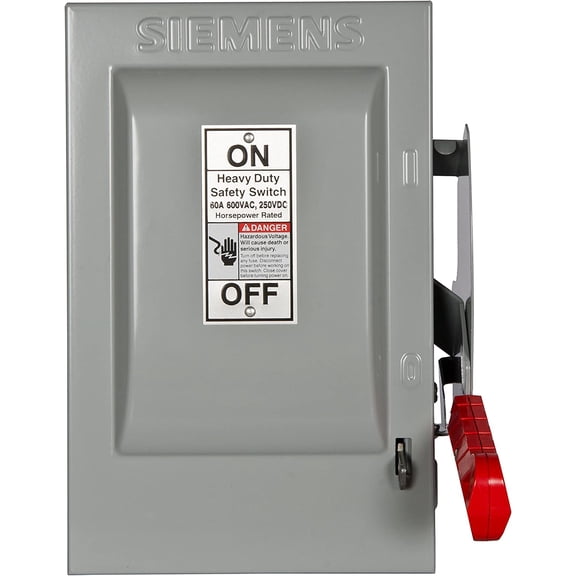 Siemens HNF362H 60-Amp 3 Pole 600-volt Non-Fused Heavy Duty Safety Switches