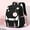 Black White, variant on Backpack for Cute School Bag College Middle High Elementary School Backpack/Pink
