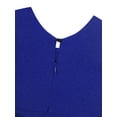 thumbnail image 7 of iEFiEL Kids Girls Sleeveless Sparkly Rhinestone High-low Hem Dress for Birthday Party Blue 10, 7 of 7