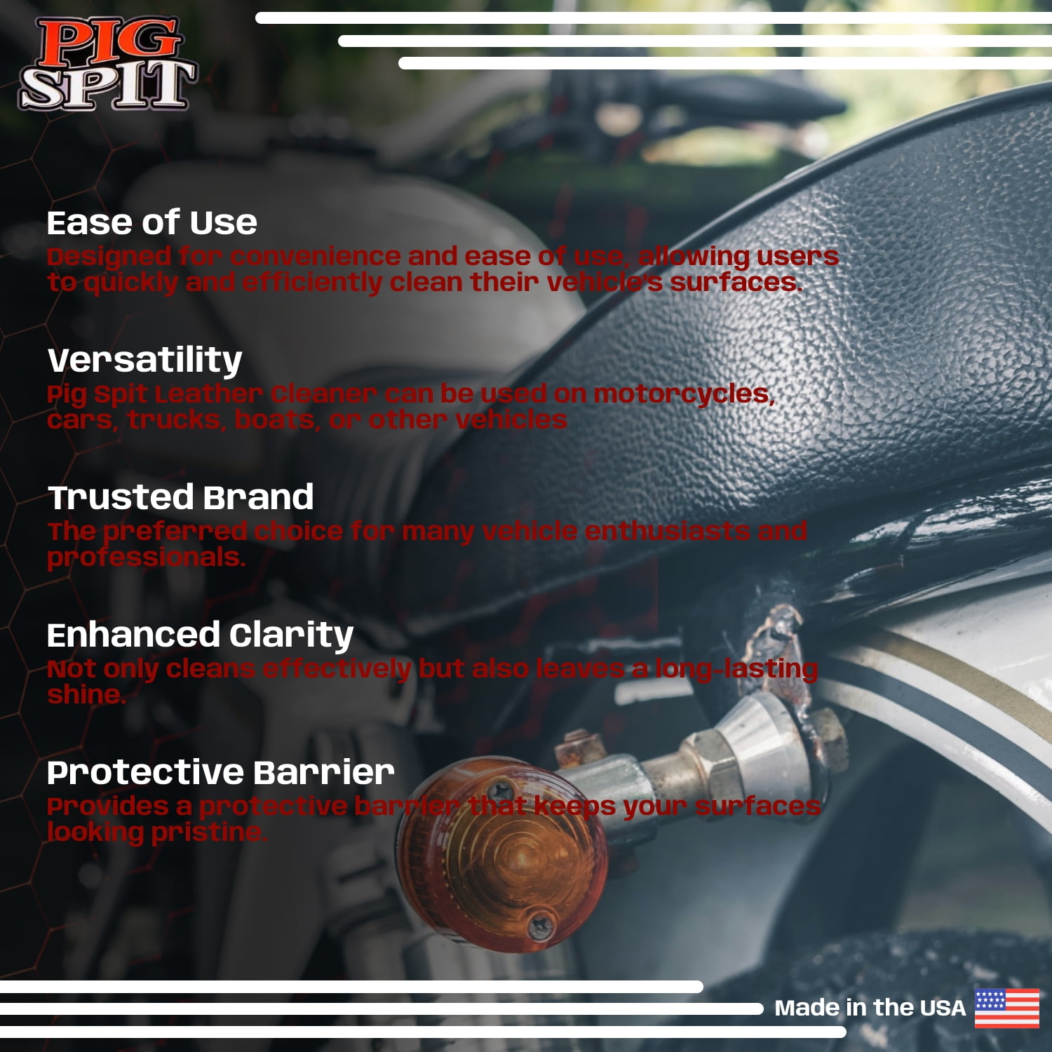 Pig Spit Leather Cleaner, 4-Pack