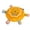 Orange, variant on Lightweight Plush Cartoon Pattern Dog Flying Disc Soft Floppy Frisbee Outdoor Backyard Interactive Fetch Training Toy Small Medium Breed Pet Play Accessory