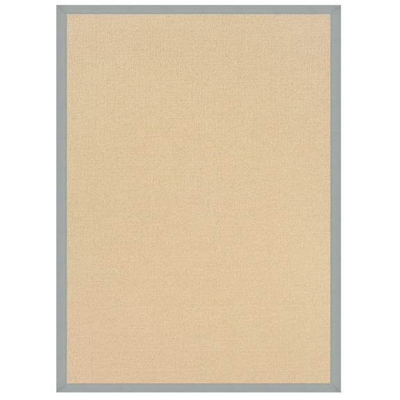 Linon Athena Natural & Ice Blue 5x8 Area Rug