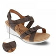 thumbnail image 2 of Revere Casablanca Women's Backstrap Wedge Sandal, 2 of 7