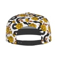 thumbnail image 3 of Uemuo Snake And Rose Pattern Women's Baseball Cap,Straight Brim Hat,Golf Dad Hat,Travel Hat,Sun Protection Cap,Everyday Accessory, 3 of 9