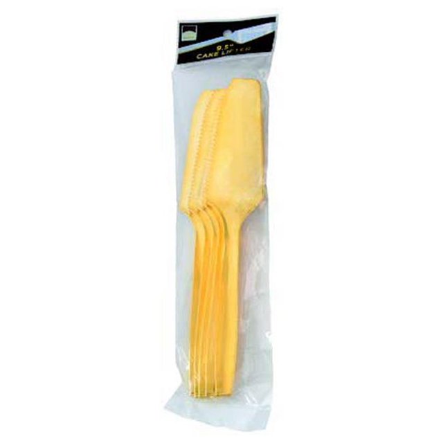 Fineline Settings 761 PE 9.5 Cake Cutter & Lifter&44; Or - Pack de 40