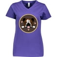 thumbnail image 3 of Inktastic English Bulldog Gift for Dog Lover Women's V-Neck T-Shirt, 3 of 5