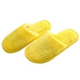 thumbnail image 4 of KAKOWELY 1Par Pantuflas Amarillas De Para Uso En Casa Con Cálida Transpirable Y Suela Antideslizante Eva, 4 of 8