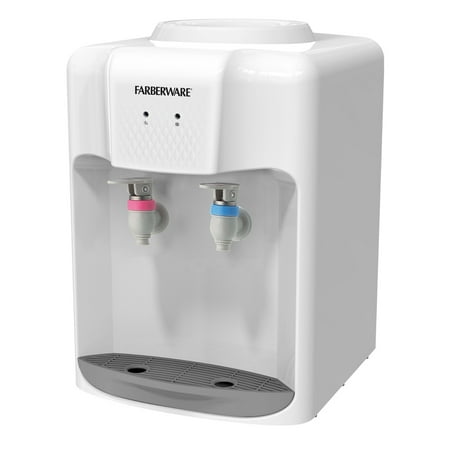 Farberware FW-WD211 3-5 Gallon Countertop Hot and Cold Water Cooler Dispenser, (Hot Cup Water Dispenser Best Price)