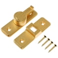 thumbnail image 1 of Houderco Pestillo De Seguridad Adhesivo Ángulo Recto Dorado Para Puertas Con Fácil De Usar, 1 of 7