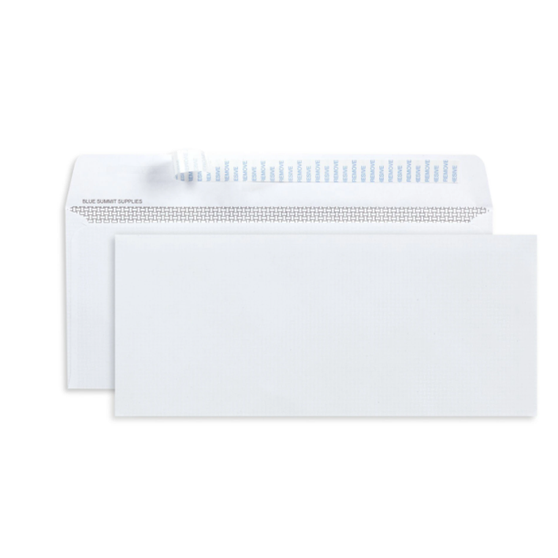 Blue Summit Supplies 10 Self Seal Security Envelopes, White, 500/box