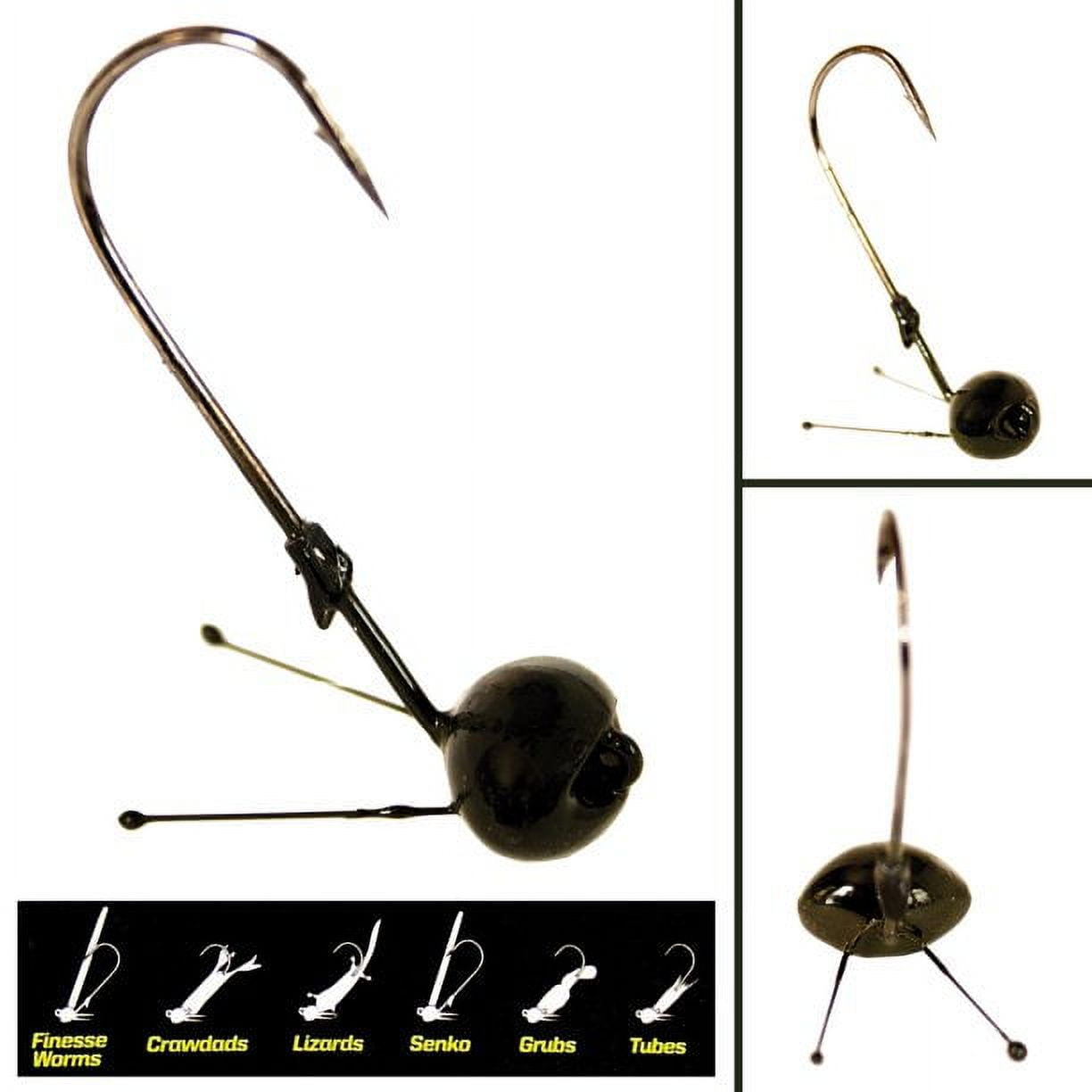 Perfection Lures Sure Hook Up Perfection Lures 3/16 oz Shaky Head Bass Lure - Black