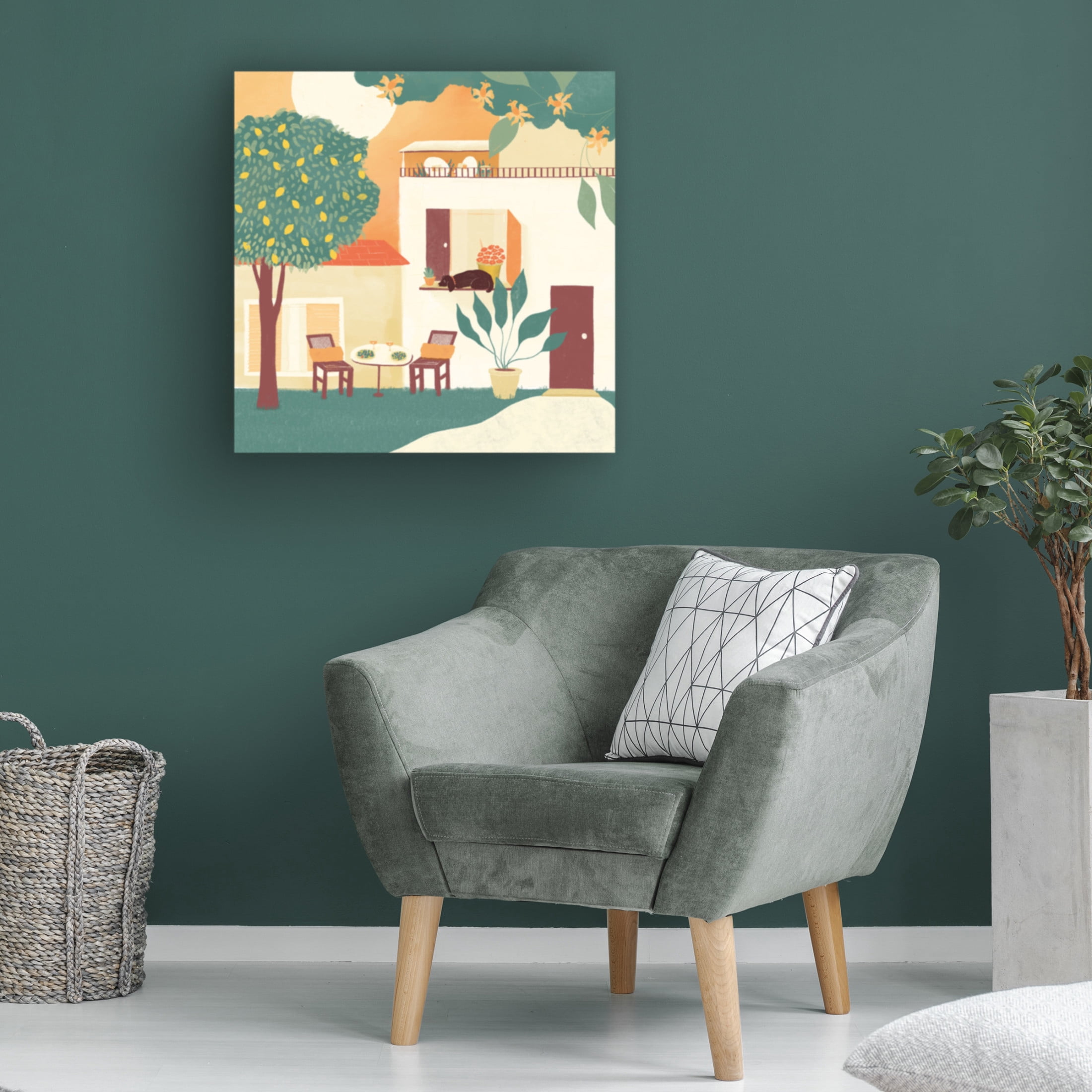 Trademark Fine Art Shriya Bhattacharya Tuscan Vacation Canvas Wall Art