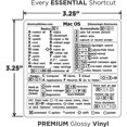 thumbnail image 5 of Jinsinto Autocollant de Raccourcis Clavier Mac OS Compatible avec MacBook Air Pro 13-16 Pouces, 5 of 5