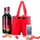 thumbnail image 4 of Advancent Bolsa de dulces portátil, pantalones de Papá Noel, pantalones, cesta, asa, soporte, regalo de Navidad, vacaciones, cumpleaños, Kits de decoración para fiestas Rojo S, 4 of 6