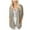 Gray, variant on LYXSSBYX Fall Outfits for Women 2024 Women's Casual Solid Color Loose Cardigan Long Sleeved Sweater Jacket Tops