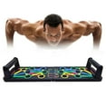thumbnail image 1 of Tablero con soporte para flexiones, tablero plegable multifuncional de 14 funciones para hacer ejercicio, equipo de deportes de interior para el hogar, C112-52 de ejercicios abdominales, 1 of 4
