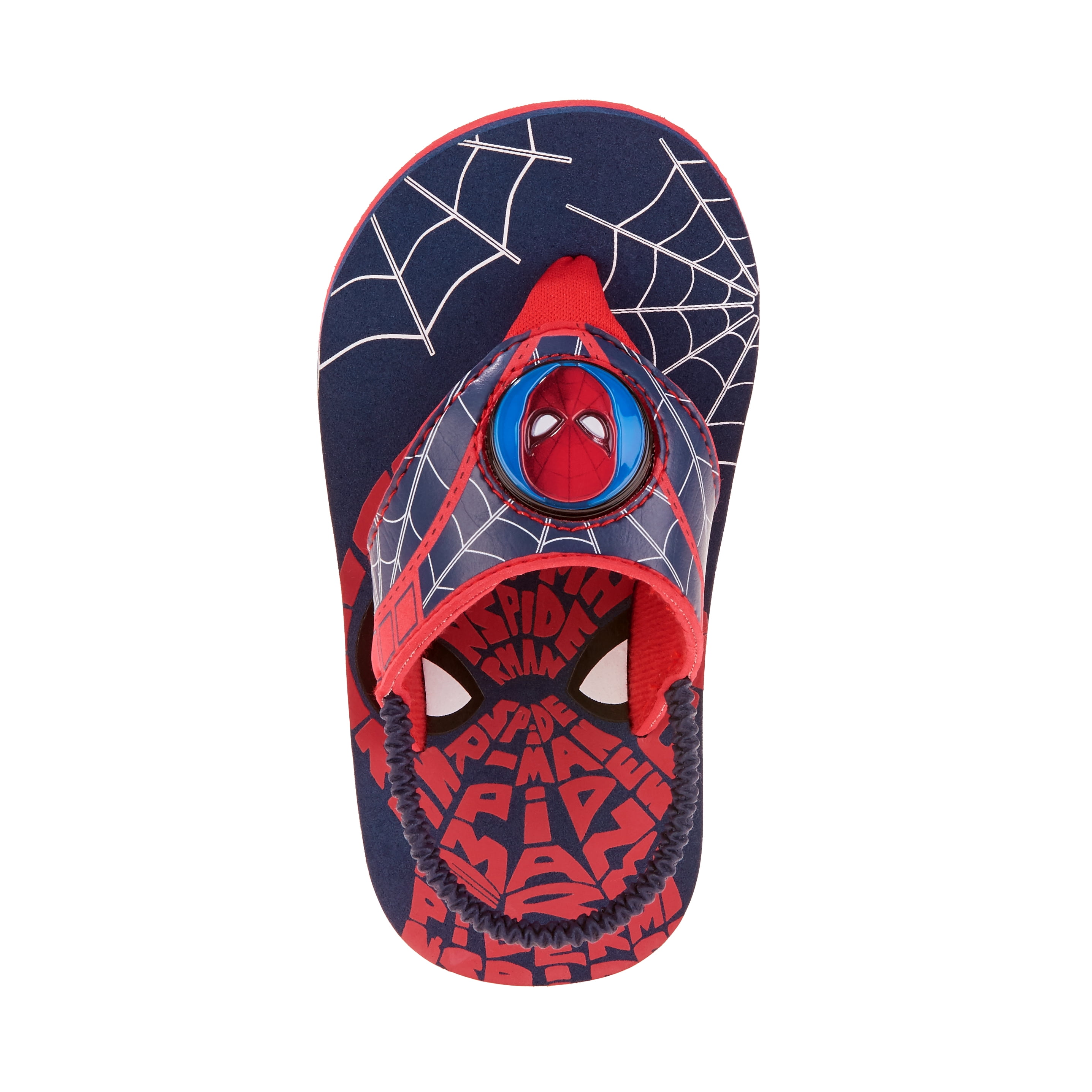 spiderman light up flip flops