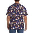 thumbnail image 3 of Gukieu Gnomes And Houses Print Men's Short-sleeved Shirts, Button-down Pocket Shirts, T-shirts, Beach Vacation Travel Summer Clothing-Small, 3 of 5