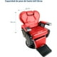 thumbnail image 4 of Sillón de Barbero Bluelander Diseño Europeo Rojo, 4 of 5