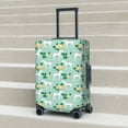 thumbnail image 6 of Disketp Horse And Flower Elastic Travel Luggage Cover Travel Suitcase Protective Cover For Trunk Case Apply To 18''-32'' Suitcase Cover-Small, 6 of 7