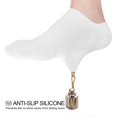 thumbnail image 4 of Mocasín invisible para mujer No Show Socks Wernies, plano, blanco, 4 of 7