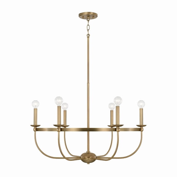 Capital Lighting - Rylann - 6 Light Chandelier In Contemporary Style-21 Inches