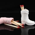 thumbnail image 2 of Cerámica Match Striker Cowboy Boot Match Holder - Match Holder con Striker - Baño Match Holder - Cowboy Boot Decor Cowgirl - Muy linda adición Fo, 2 of 3