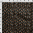 thumbnail image 3 of oneOone Cotton Poplin Fabric Leaves & Floral Block Printed Craft Fabric BTY 56 Inch Wide, 3 of 4