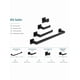 thumbnail image 3 of Kit Accesorios de Baño Maxims 4 Piezas Acero Inoxidable 304 Negro Mate Diseño Angular Barra 56cm Soporte Toalla Gancho Portapapel, 3 of 3
