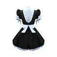 thumbnail image 2 of Women Cosplay Anime Maid Dress with Apron Cute Lolita Mini Dress Sweet Maid Cosplay Plus Size, 2 of 5