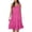 Hot Pink—Summer Dresses, variant on AGWOLF Summer Dresses for Women Sleeveless Tiered Sundress Casual U Neck Swing Dress Beach Vacation Outfits Hot Pink XL
