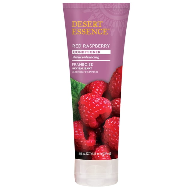 Acondicionador Desert Essence, frambuesa roja, 240 ml, realza