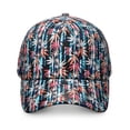 thumbnail image 2 of Psychedelic Weed Dad Hat, Washed Unstructured Baseball Cap with Lightweight Breathable Fabric, Tie Dye Weed and Weed Aesthetic Design Adjustable Cap for Hiking and Camping, 2 of 5