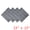 Dark Grey, variant on Unique Bargains 4Pcs Solid Cotton Absorbent Washcloths Dark Grey 13" x 13"