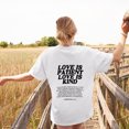 thumbnail image 1 of WILLBEST T-Shirt Femme Décontracté et à la Mode Imprimé Lettre Col Rond T-Shirt Surdimensionné, 1 of 5