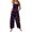 Purple #4, variant on Evdexr Women's Halloween Jumpsuits 2026 Witch Hat Spider Graphic Rompers Sleeveless Square Neck Wide Leg Overalls Casusl Lightweight Costumes with Pockets 5XL