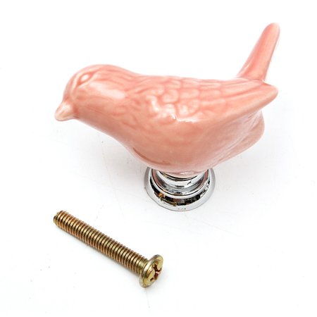 Creative Bird Ceramic Drawer Cabinet Cupboard Door Pull Handle
