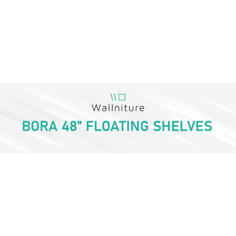 BORA 60x6 Rustic Floating Shelves for Wall Storage, Wall Bookshelf, –  Wallniture
