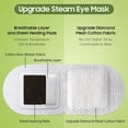 thumbnail image 4 of Máscara de ojos Steam BeHooMi, compresa caliente y caliente, 30 paquetes de té verde, 4 of 6
