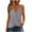 Gray, variant on Fanxing Black Womens Spaghetti Strap Camisoles Xl Trendy Pleated V Neck Tank Tops Sleeveless Dressy Flowy Tunic Shirts （Women's S-2XL)